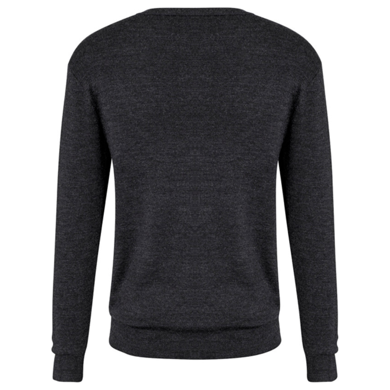 Mens Advatex Varesa Wool Pullover Jumper Cardigan V Neck - Charcoal - XL