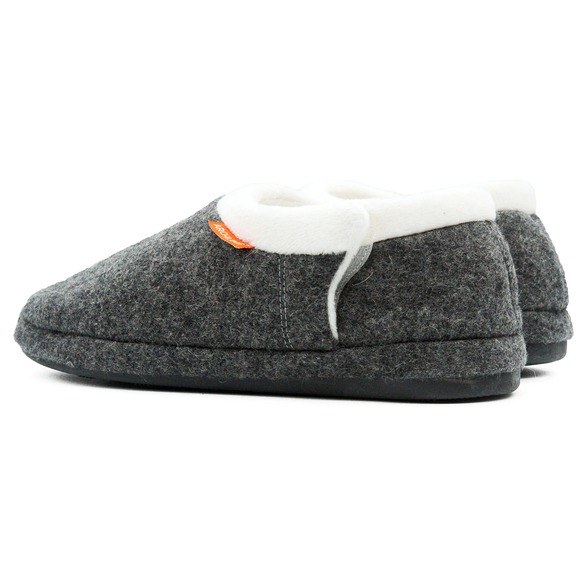 ARCHLINE Orthotic Slippers CLOSED Arch Scuffs Orthopedic Moccasins Shoes - Grey Marle - EUR 41