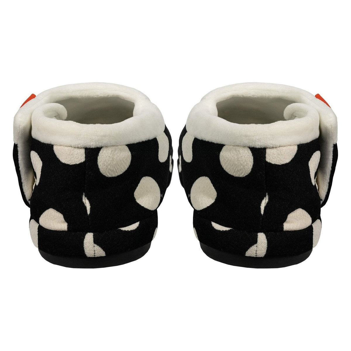 ARCHLINE Orthotic Slippers CLOSED Arch Scuffs Pain Moccasins Relief - Black/White Polka Dots - EUR 41 (Womens 10 US)