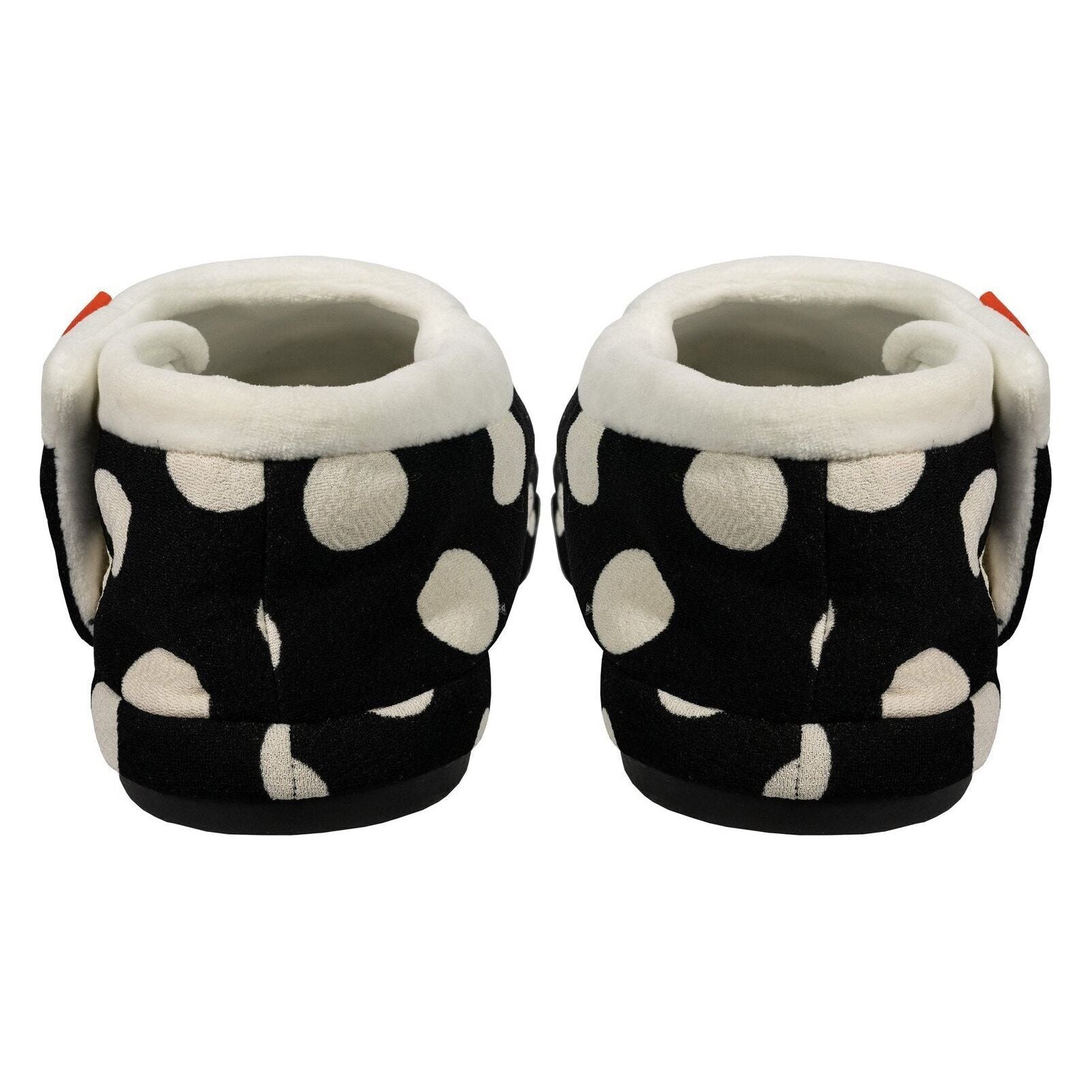 ARCHLINE Orthotic Slippers CLOSED Arch Scuffs Pain Moccasins Relief - Black/White Polka Dots - EUR 41 (Womens 10 US)