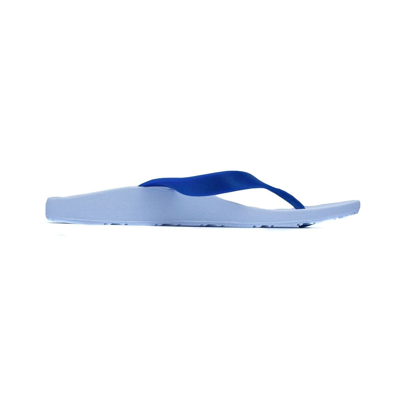 ARCHLINE Flip Flops Orthotic Thongs Arch Support Shoes Footwear - White/Blue - EUR 47