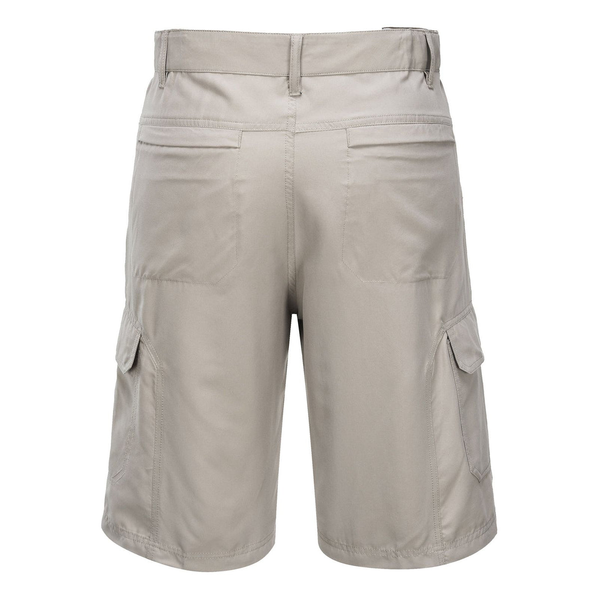 HUSKI Cargo Shorts Mens Cascade Microfibre Flexi Fit Short Army Military 515206 - Bone - 4XL (112cm Waist)