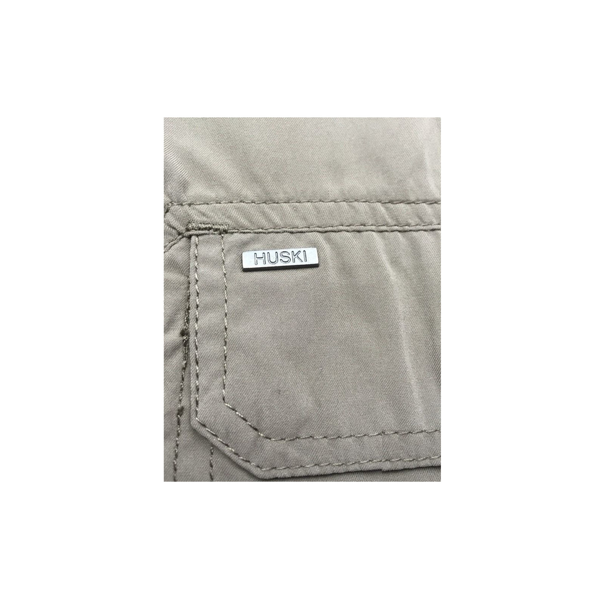 HUSKI Cargo Shorts Mens Cascade Microfibre Flexi Fit Short Army Military 515206 - Clay - 4XL (112cm Waist)