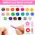 20 Colours 5300pcs Clay Heishi Beads Jewellery Making Kit Smiley Face Clay Flat Beads