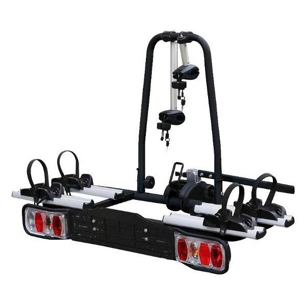 Bicycle E Bike Car Rack - Tow Ball - 2 Bike - With Lights