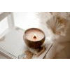 Coco scented Candle- Timber Wick- Vanilla Beans
