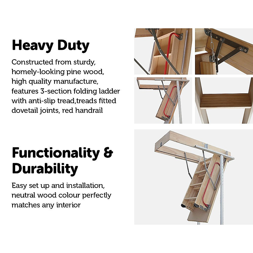 Attic Loft Ladder - 2700mm to 3050mm