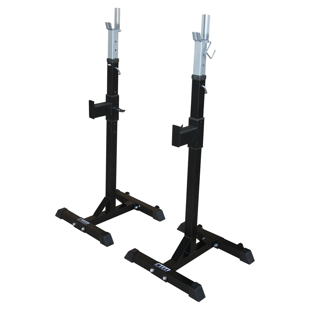 Squat Rack Stand Pair Bench Press Weight Lifting Barbell