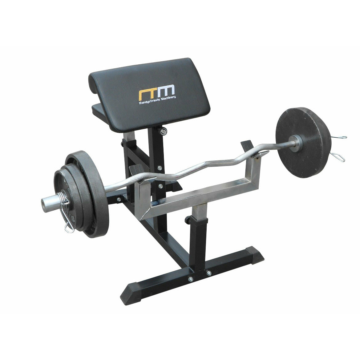 Preacher Curl Bench Weights Commercial Bicep Arms