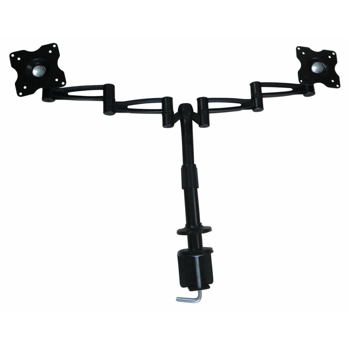 Two-Screen 10-25" Desk Monitor TV Plasma LED LCD Work Mount