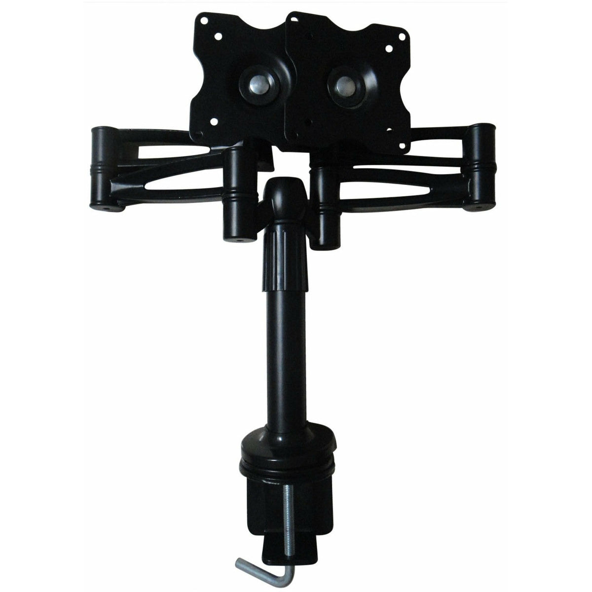 Two-Screen 10-25" Desk Monitor TV Plasma LED LCD Work Mount