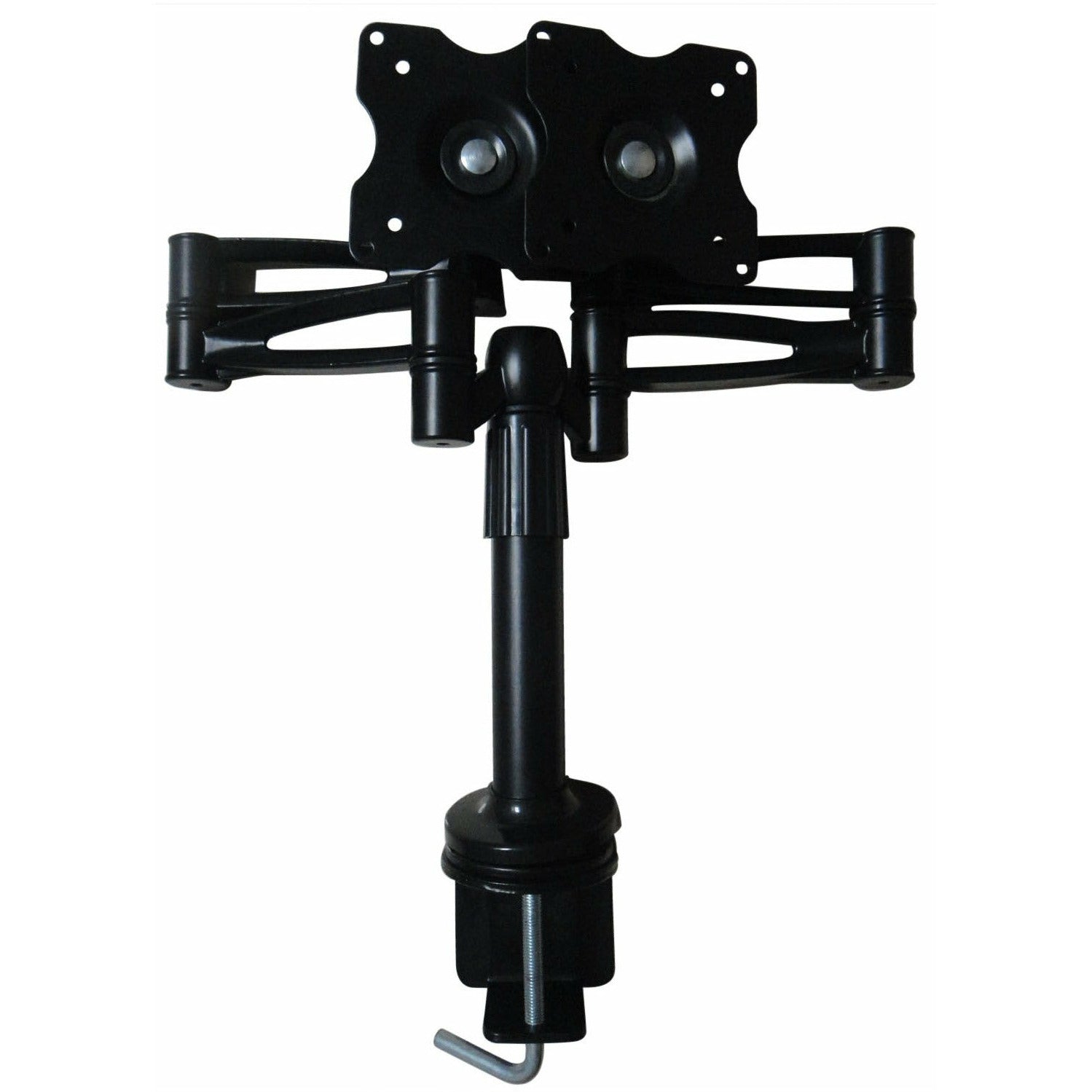 Two-Screen 10-25" Desk Monitor TV Plasma LED LCD Work Mount
