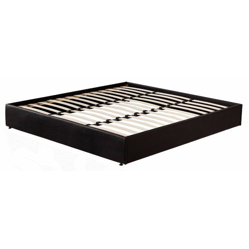 PU Leather King Bed Ensemble Frame