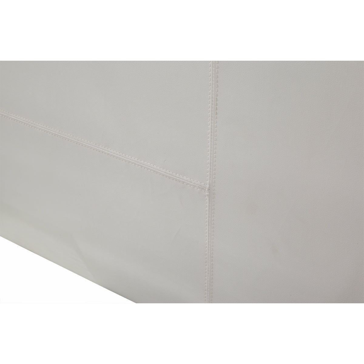 PU Leather King Bed Headboard Bedhead - White