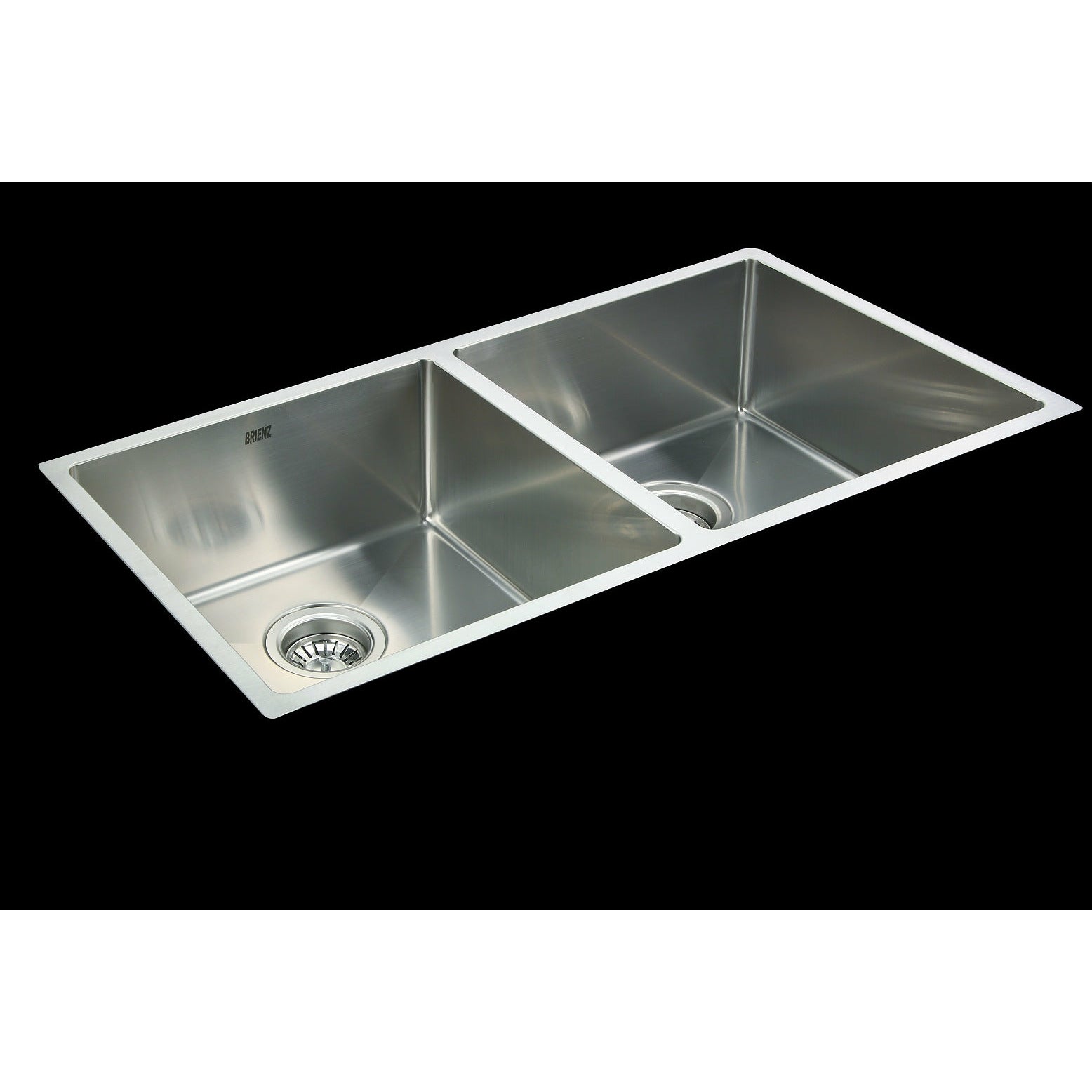 865x440mm Handmade Stainless Steel Undermount / Topmount Kitchen Sink with Waste