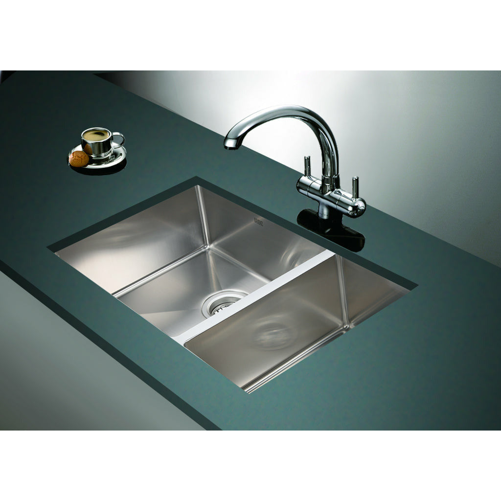 715x440mm Handmade Stainless Steel Undermount / Topmount Kitchen Sink with Waste