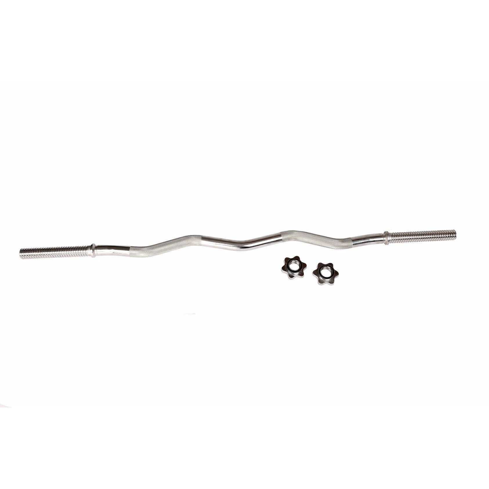 Curl Bar Barbell Heavy Duty EZ with Spinlock Collars
