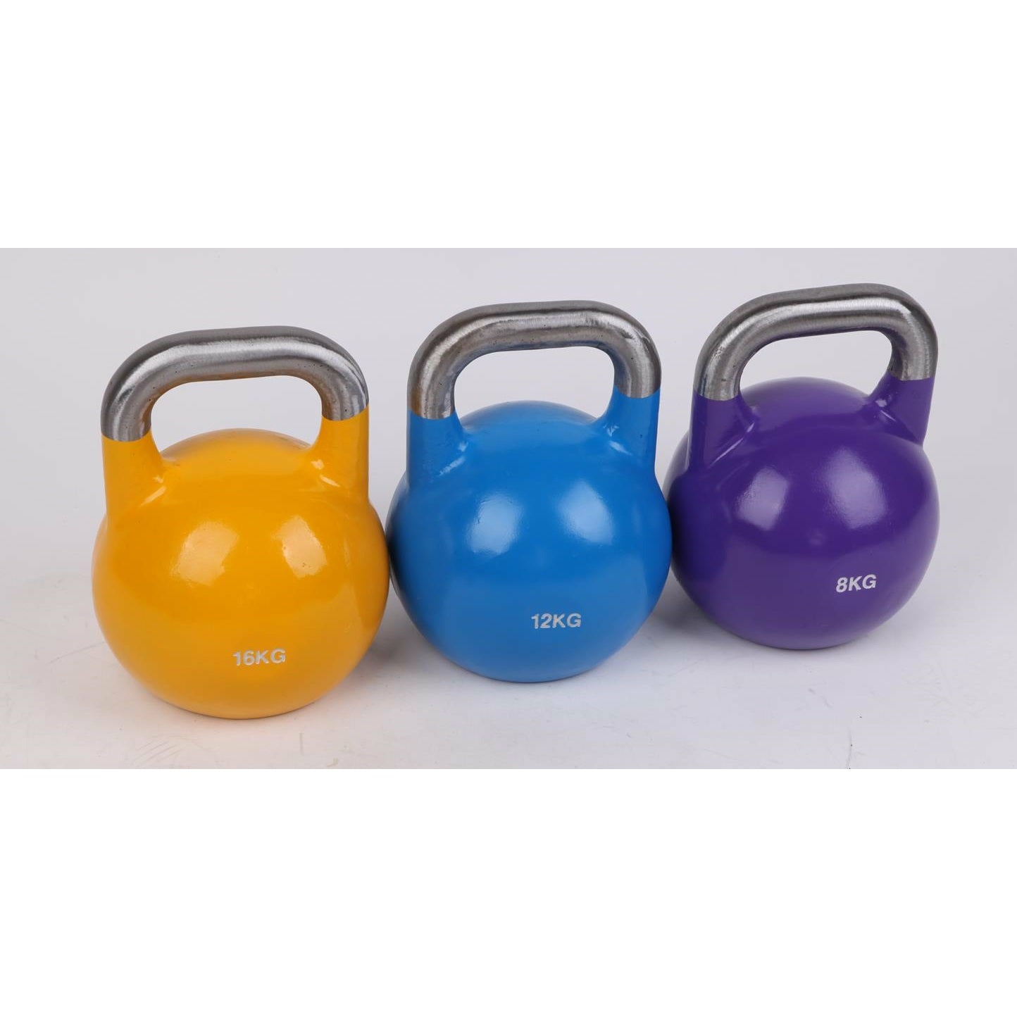 8KG, 12KG, 16KG Pro-Grade Steel KettleBell Set