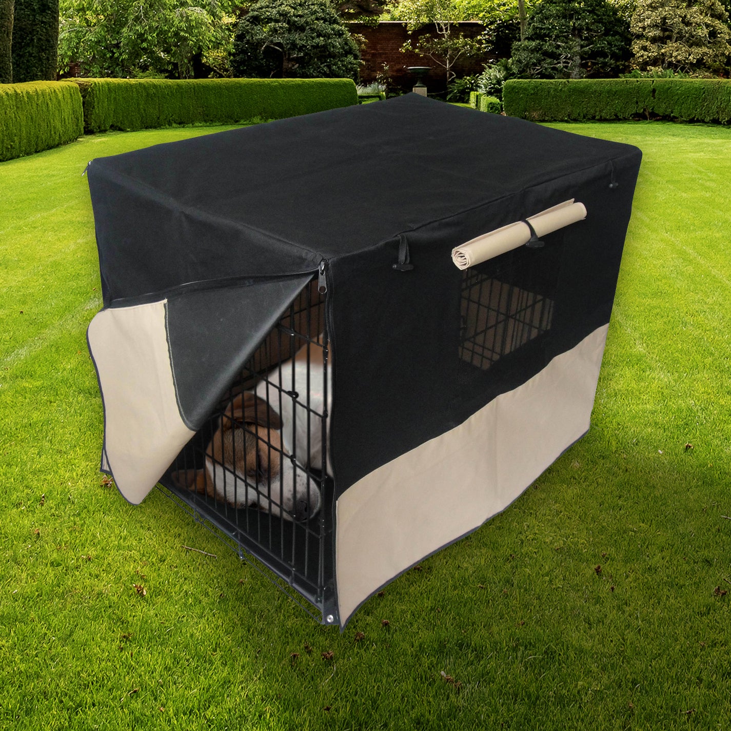 36" Pet Dog Crate with Waterproof Cover