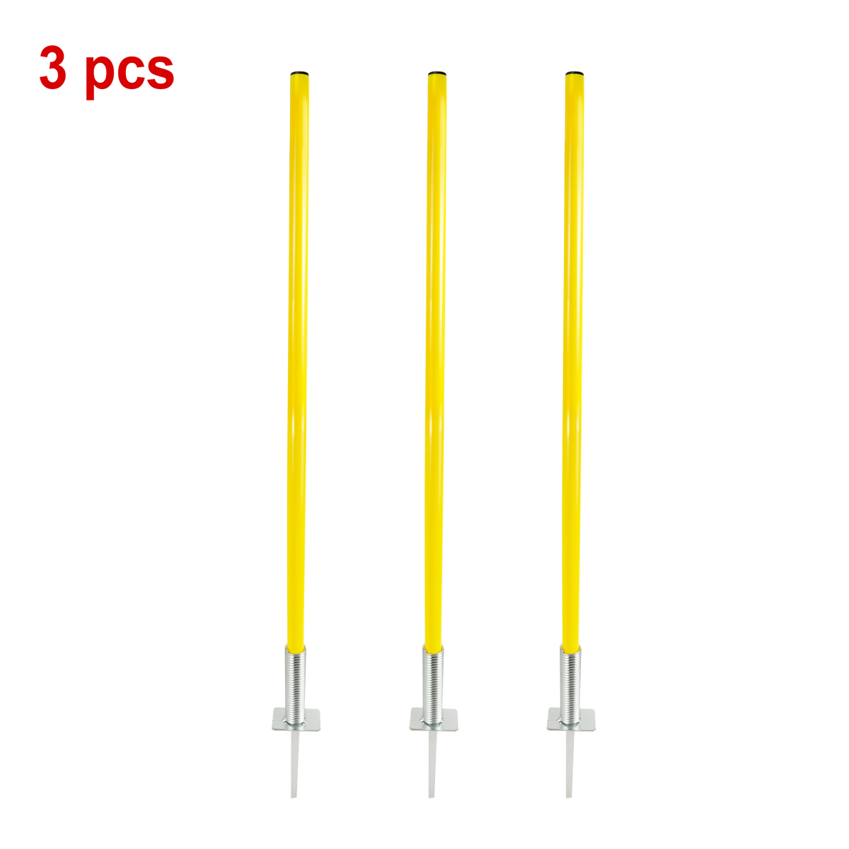 Agility Slalom Training Poles Soccer Rugby Set