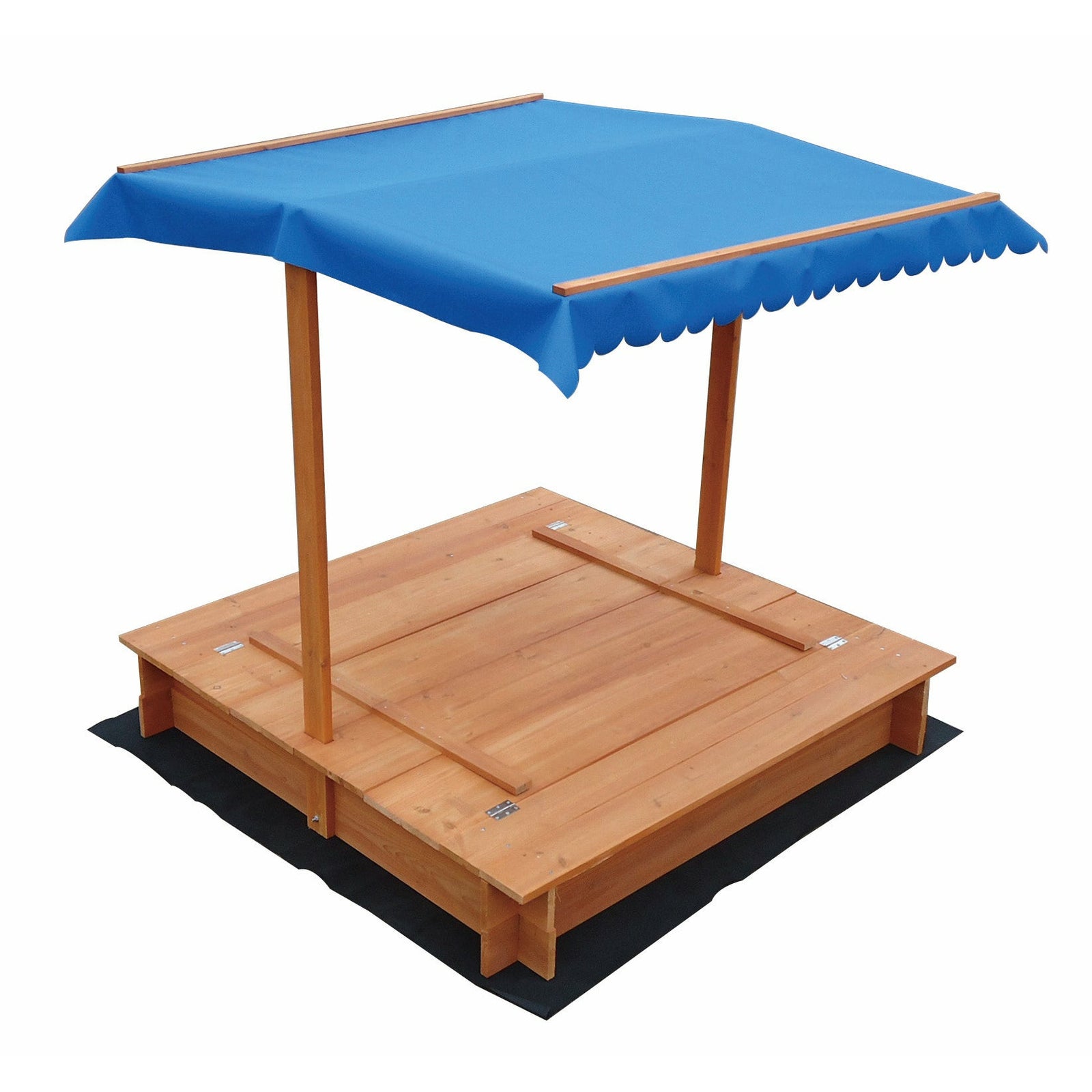 Kids Wooden Toy Sandpit with Canopy