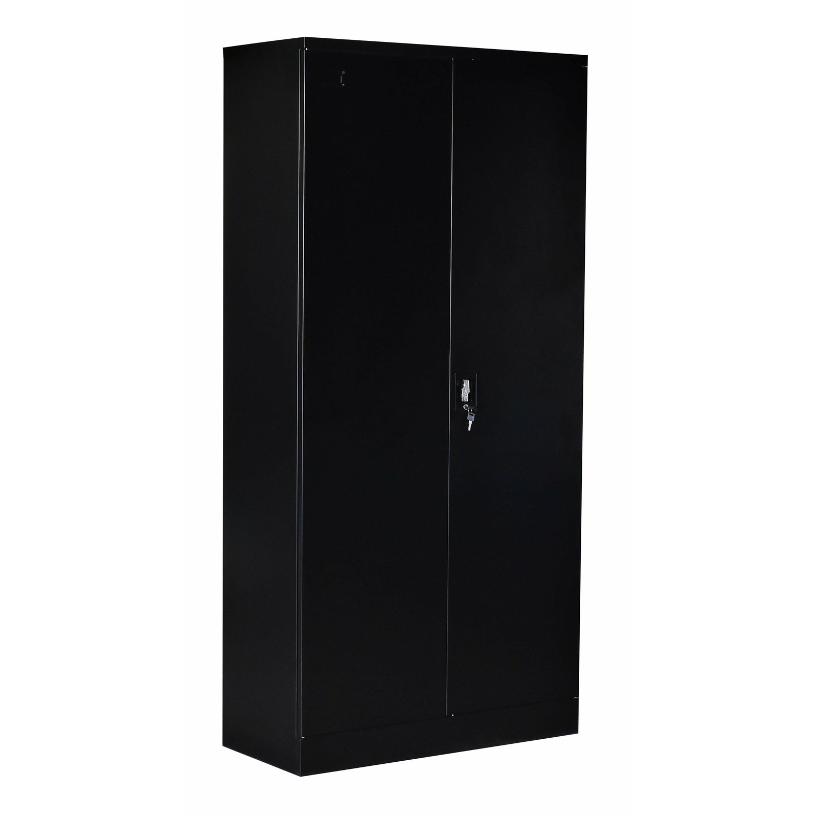 Two-Door Shelf Office Gym Filing Storage Locker Cabinet Safe