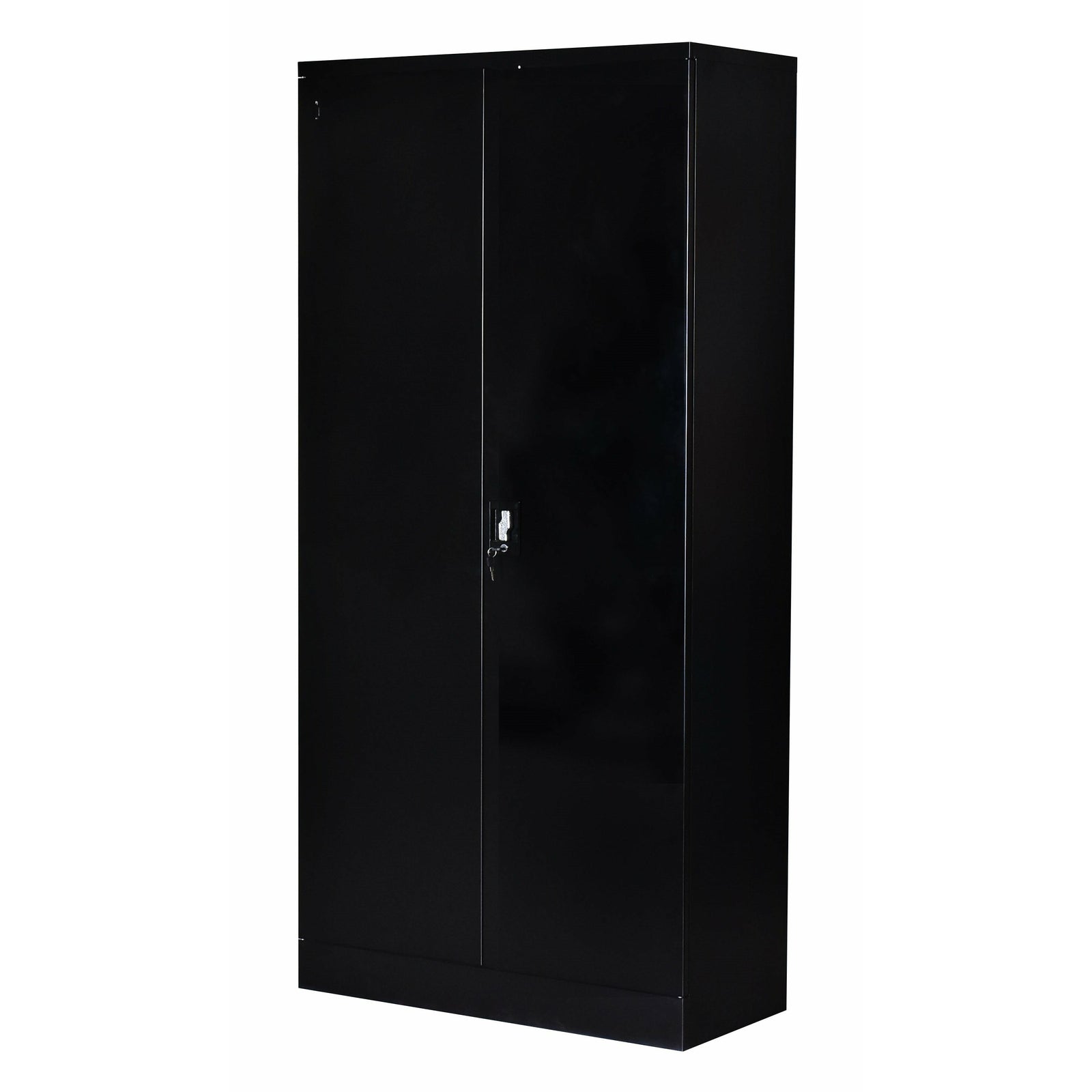 Two-Door Shelf Office Gym Filing Storage Locker Cabinet Safe