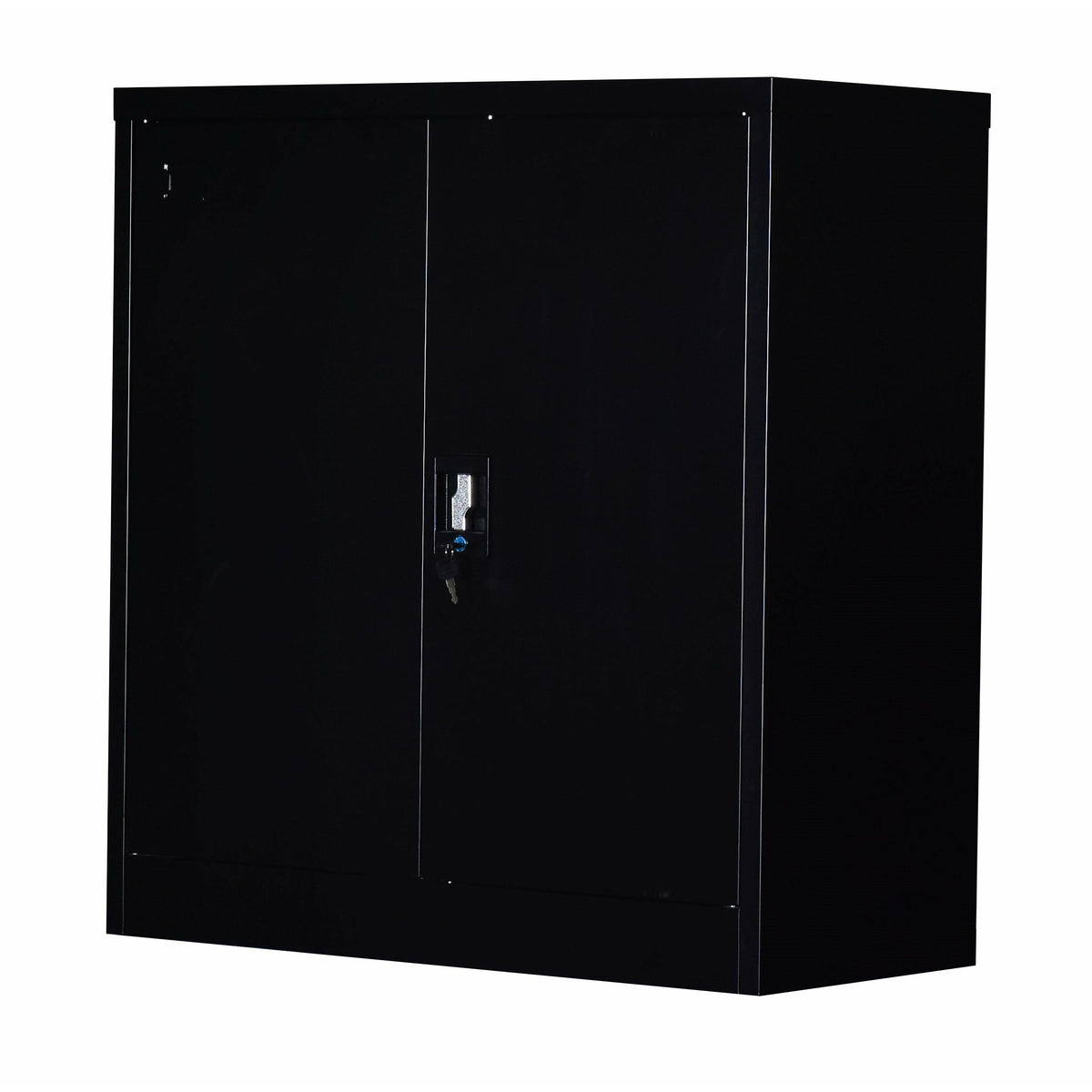 Two-Door Shelf Office Gym Filing Storage Locker Cabinet Safe