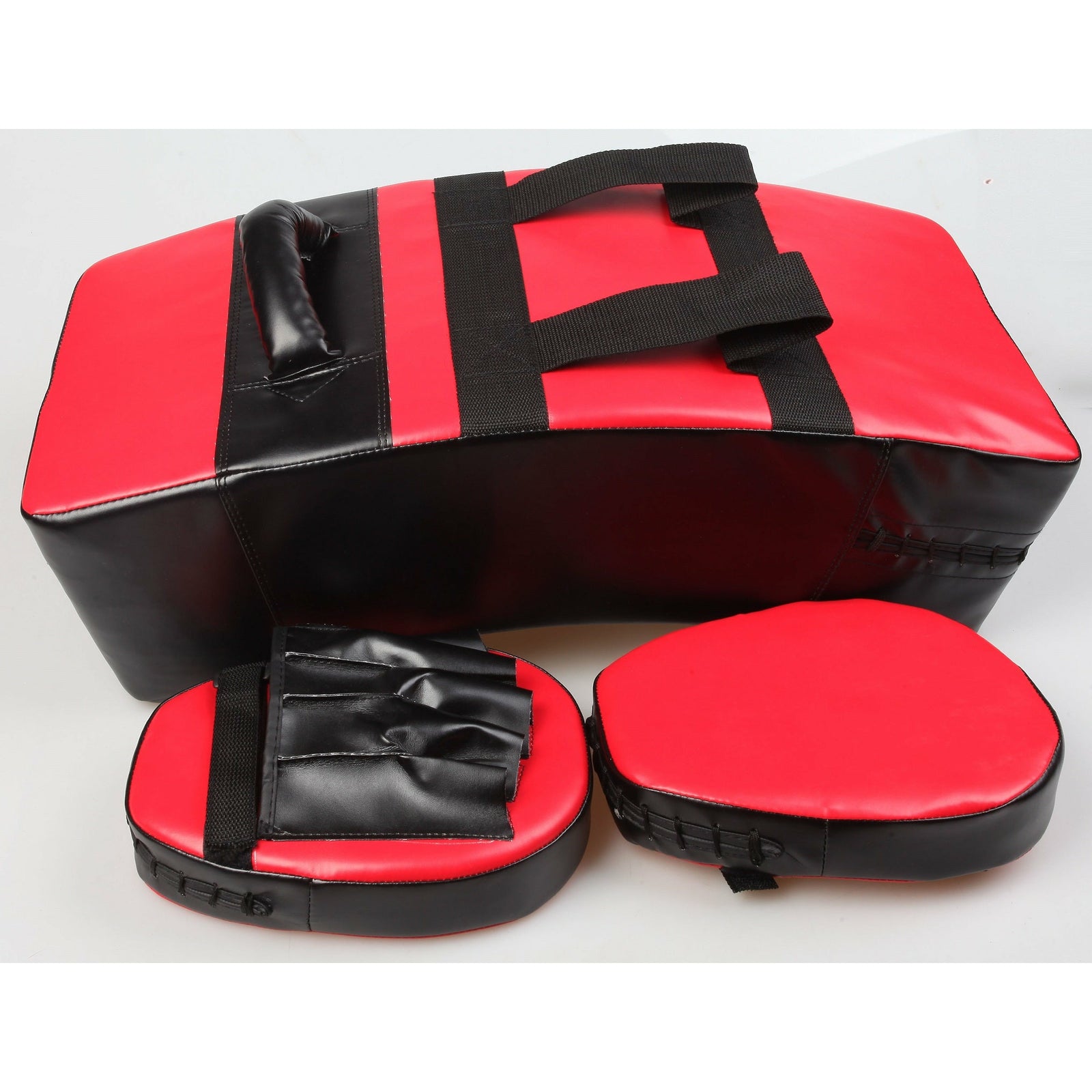 Kicking Boxing Sparring Shield & Punching Pad Mitts Combo