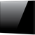 Toughened 90cm x 70cm Black Glass Kitchen Splashback