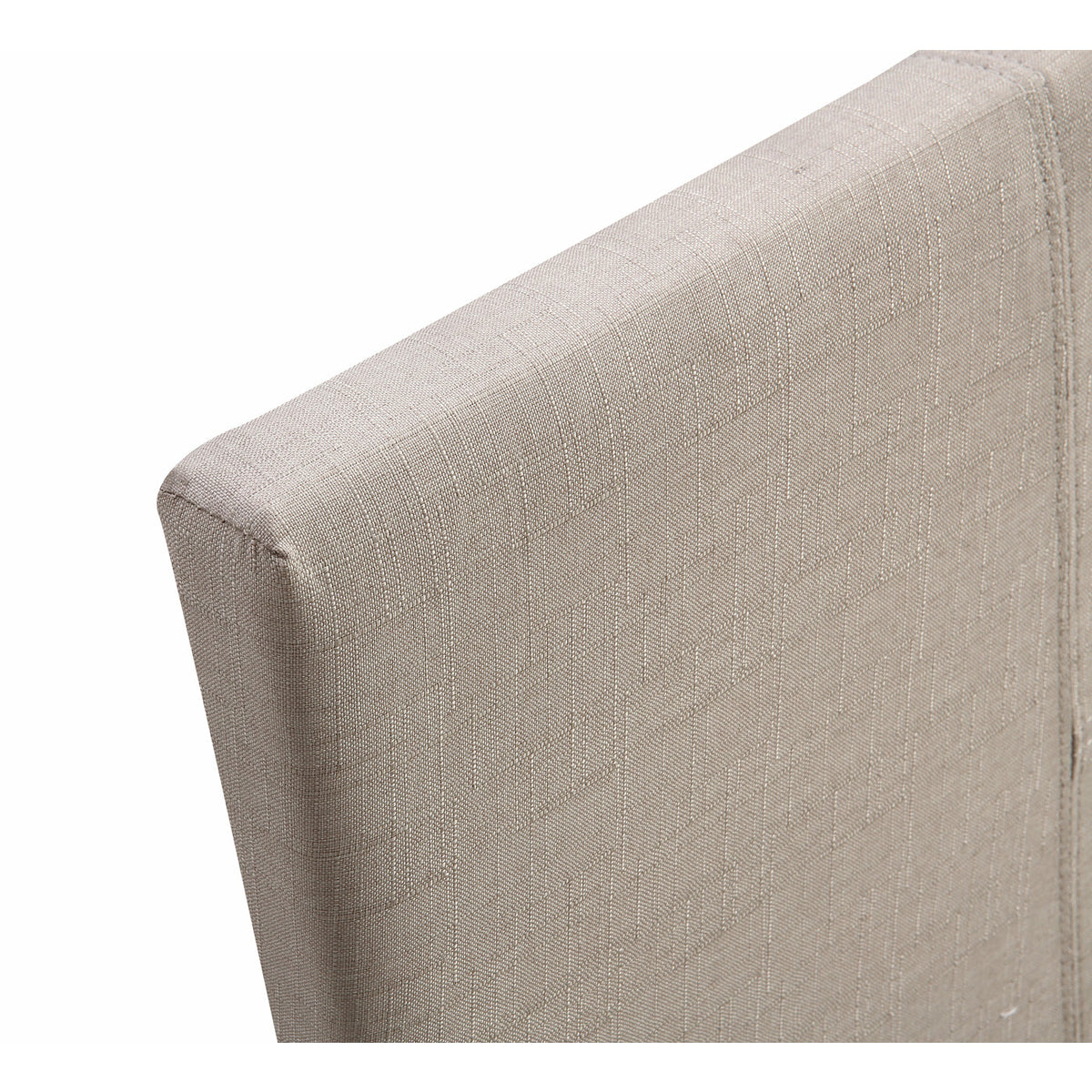 King Linen Fabric Bed Frame Beige