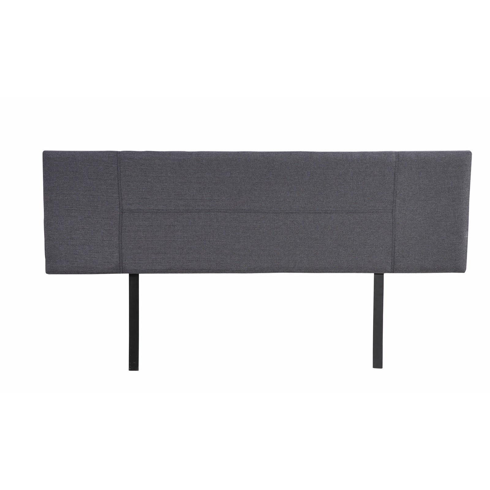 Linen Fabric King Bed Headboard Bedhead - Grey