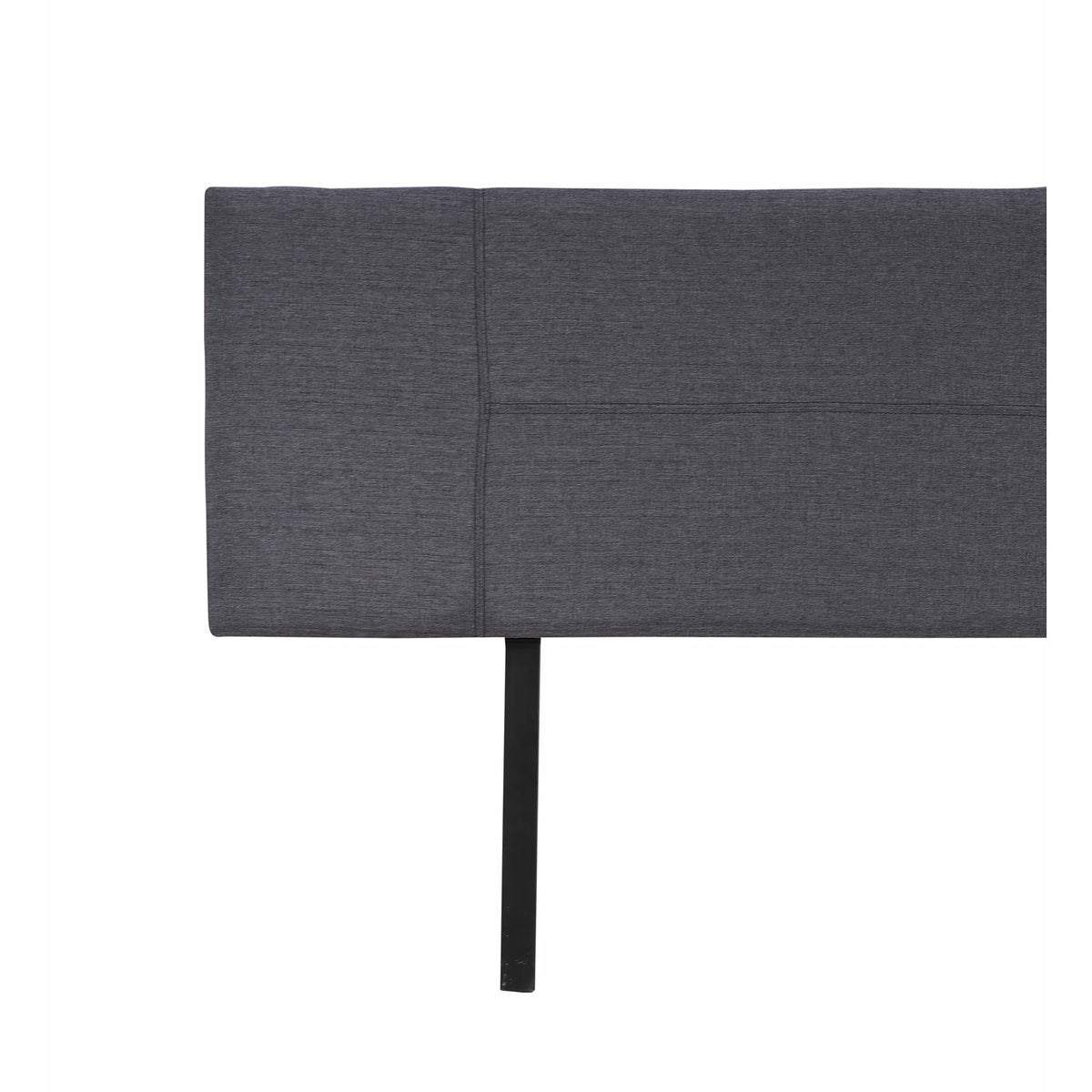 Linen Fabric King Bed Headboard Bedhead - Grey