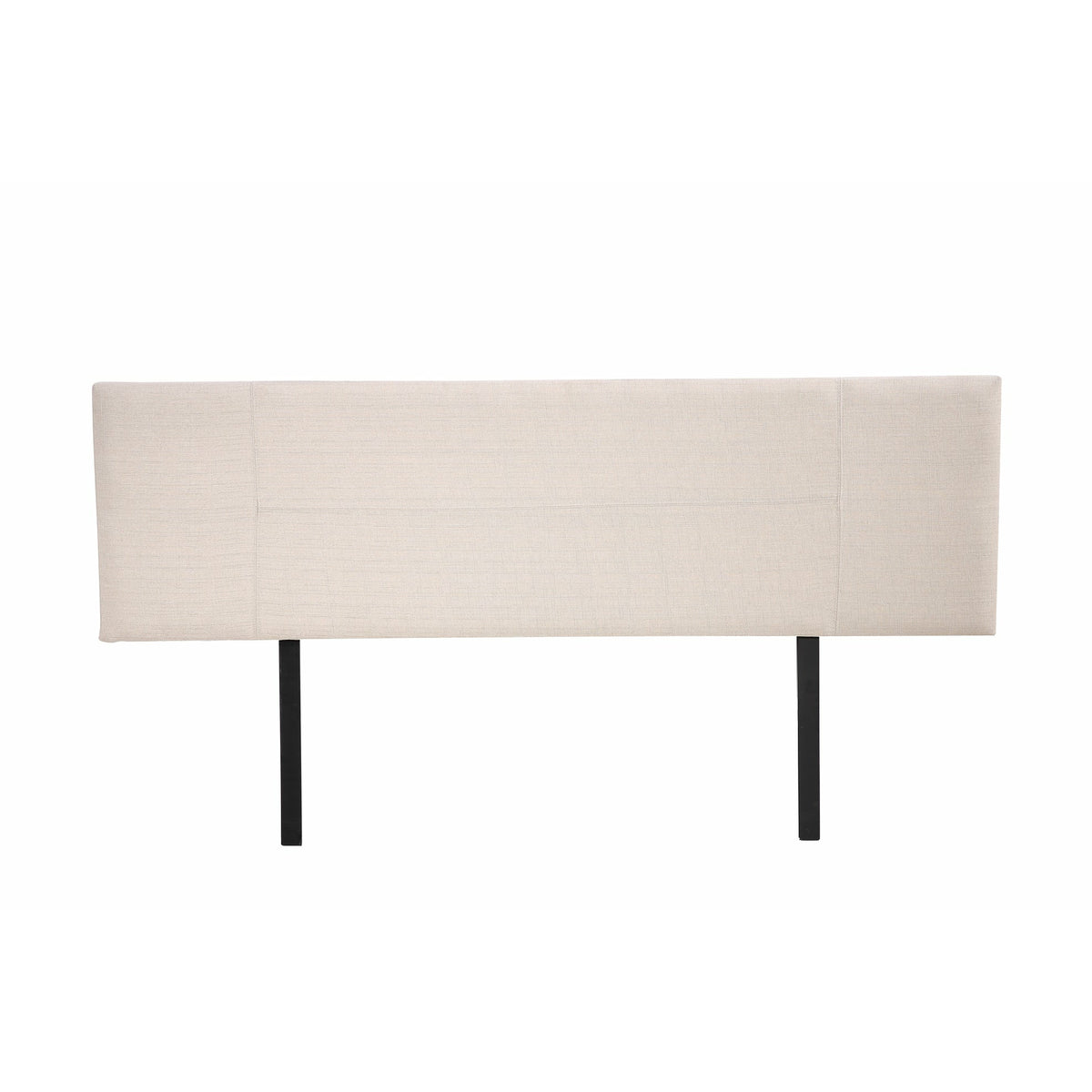 Linen Fabric King Bed Headboard Bedhead - Beige