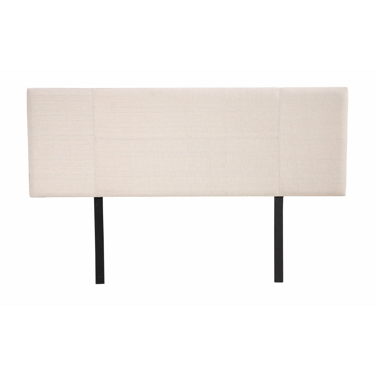 Linen Fabric Queen Bed Headboard Bedhead - Beige