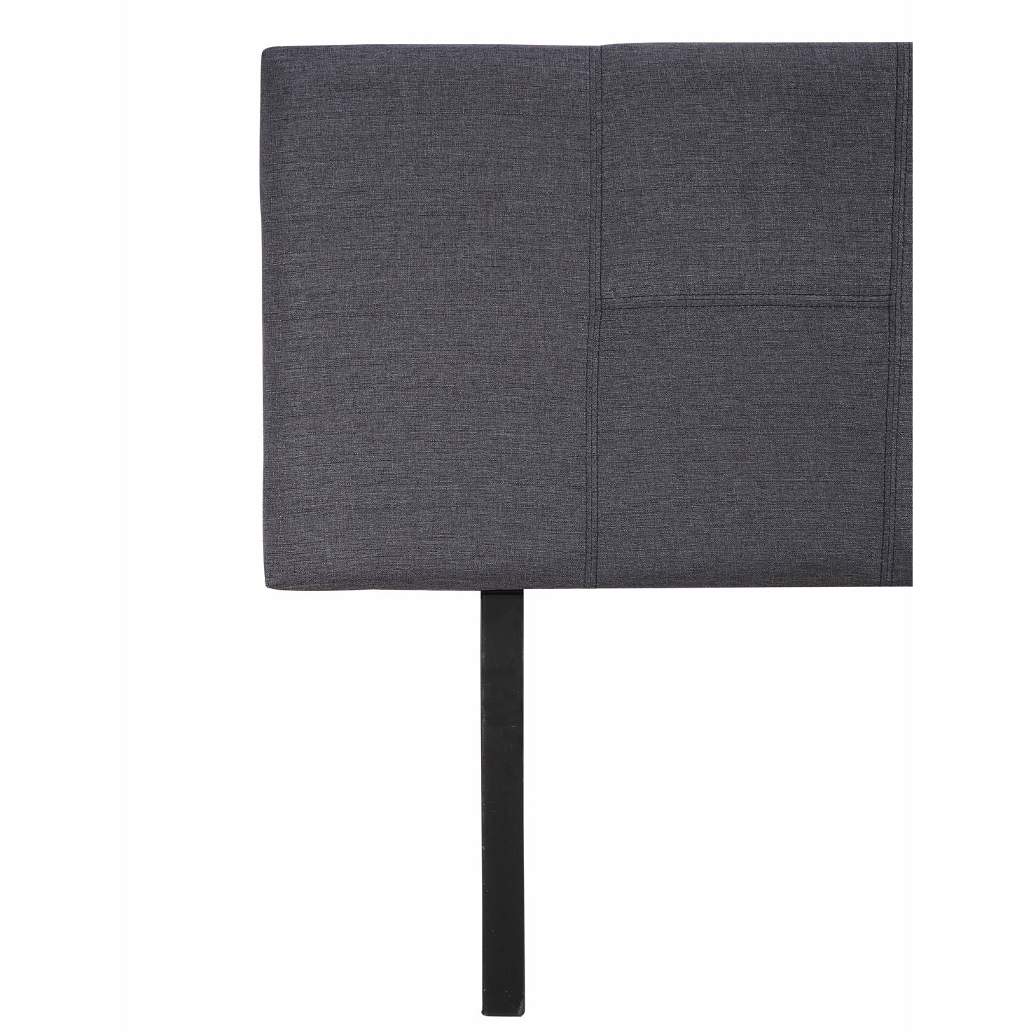Linen Fabric Single Bed Headboard Bedhead - Grey