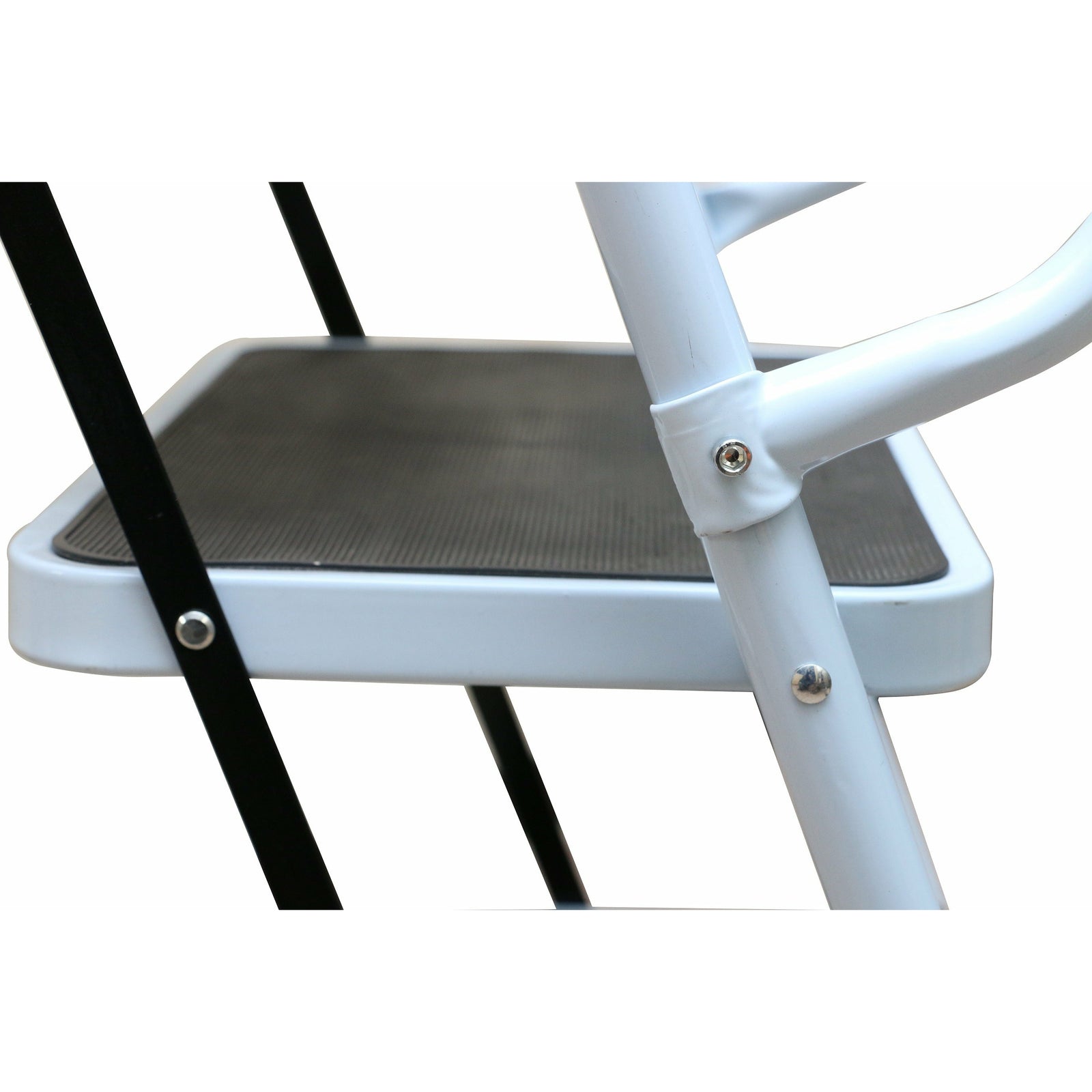 Foldable Non Slip 4 Step Steel Ladder