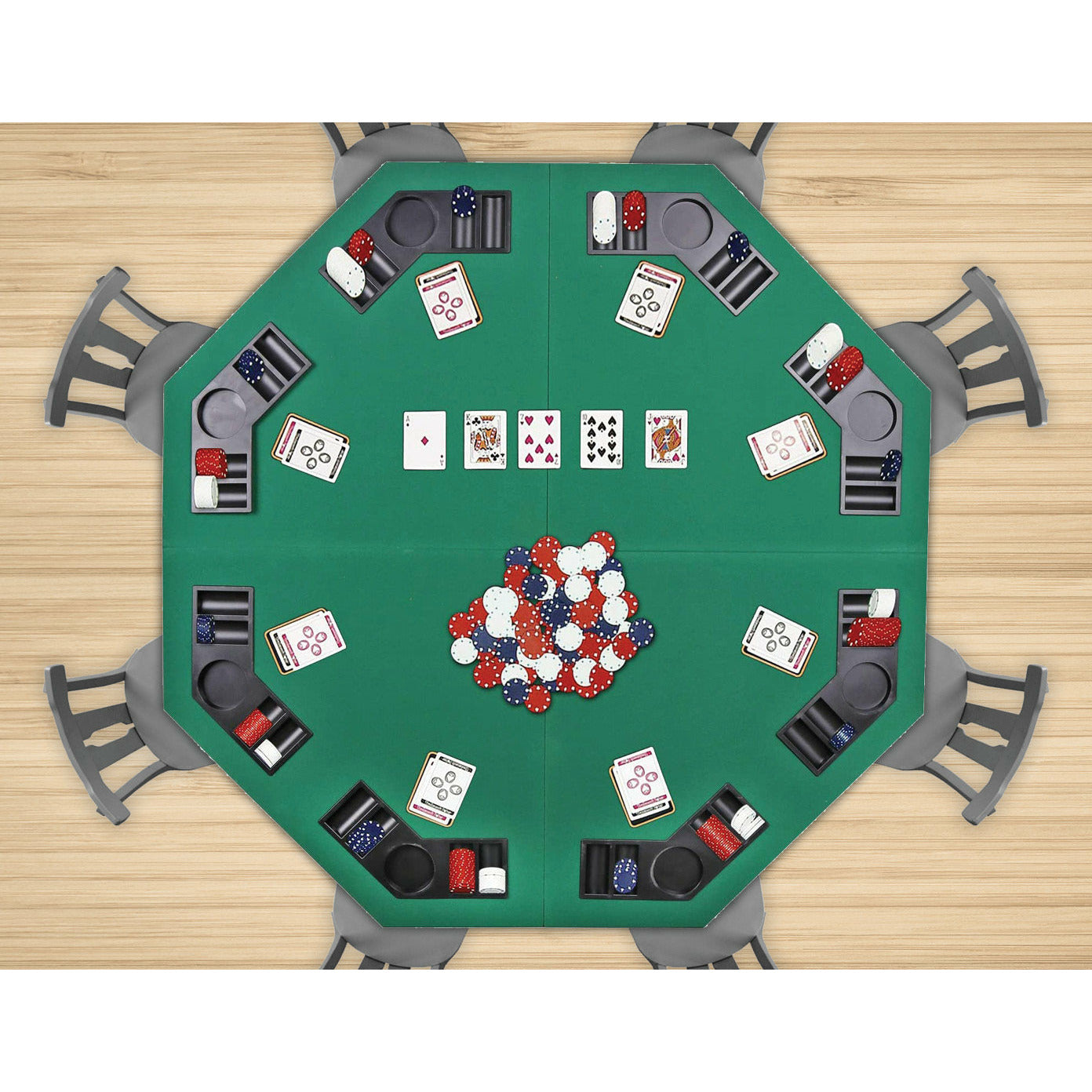 48" Folding Poker & Blackjack Table