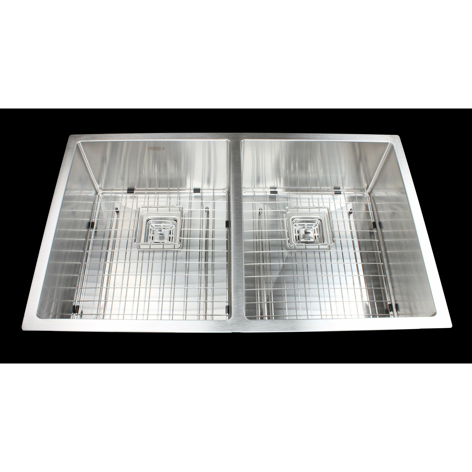 835x505mm Handmade 1.5mm Stainless Steel Undermount / Topmount Kitchen Sink with Square Waste