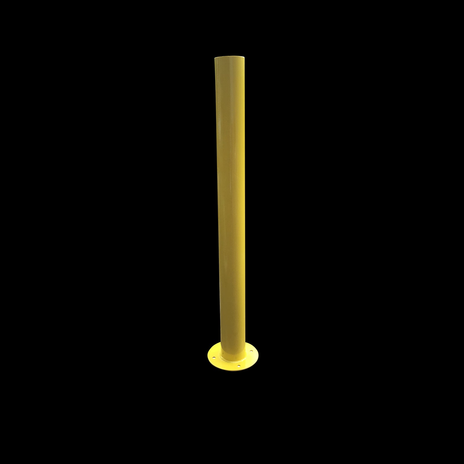 Yellow Heavy Duty Steel Bollard Post