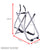 Fitness Glider Exercise Machine Elliptical Sports Trainer