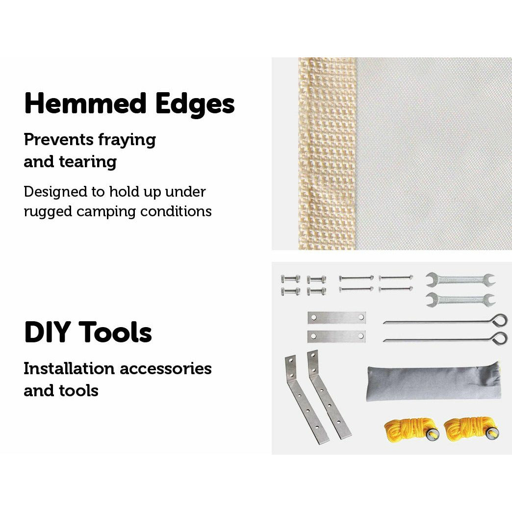 1.4m x 2m Car Side Awning Roof