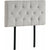 Linen Fabric Single Bed Deluxe Headboard Bedhead - Beige