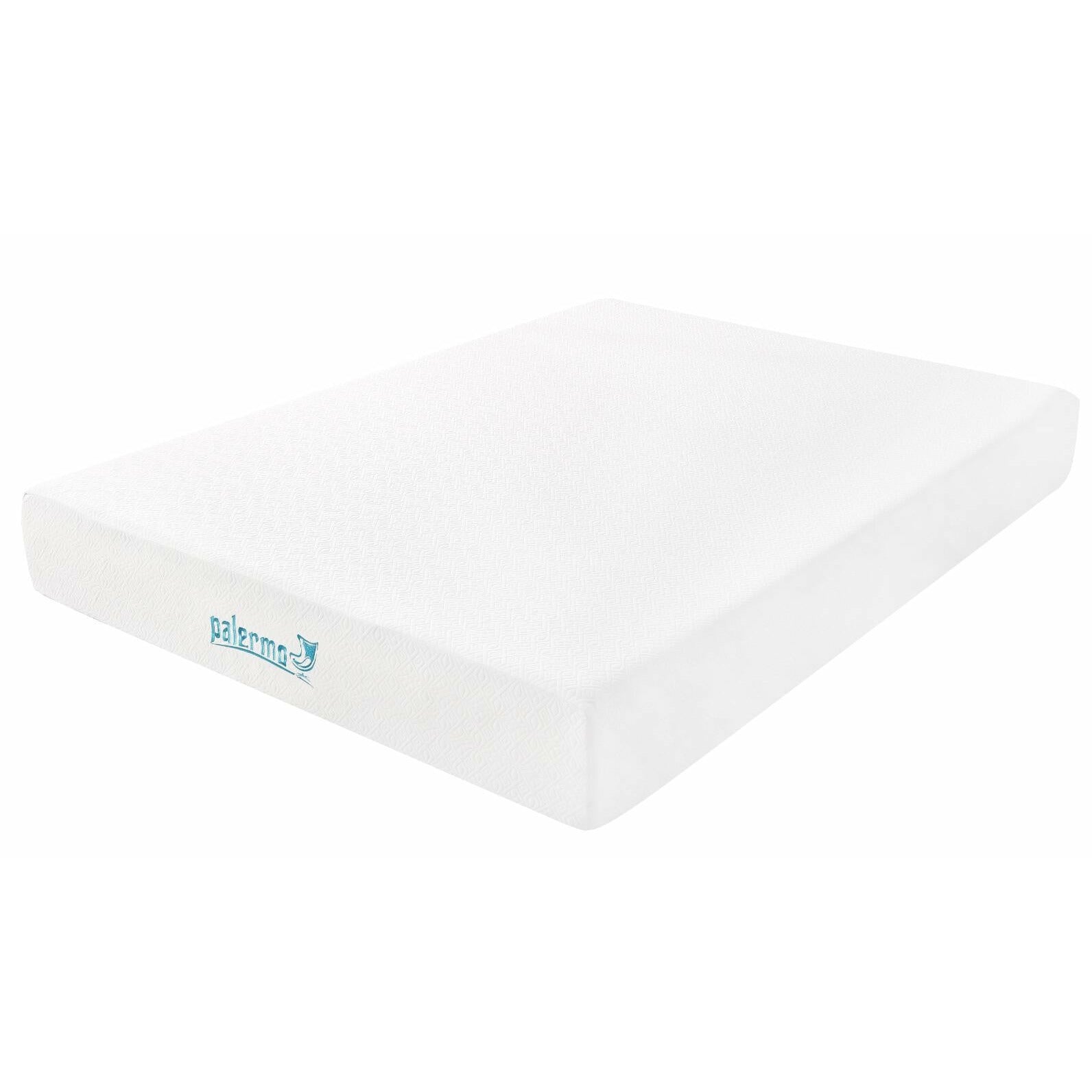 Palermo Queen 25cm Gel Memory Foam Mattress  - Dual-Layered  - CertiPUR-US Certified
