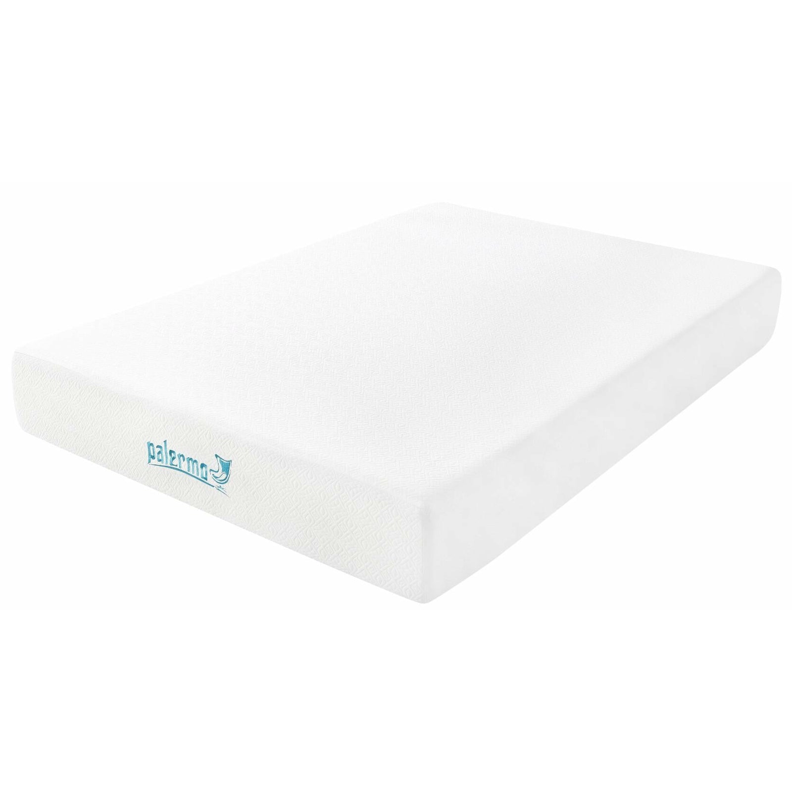 Palermo Double 25cm Gel Memory Foam Mattress  - Dual-Layered  - CertiPUR-US Certified