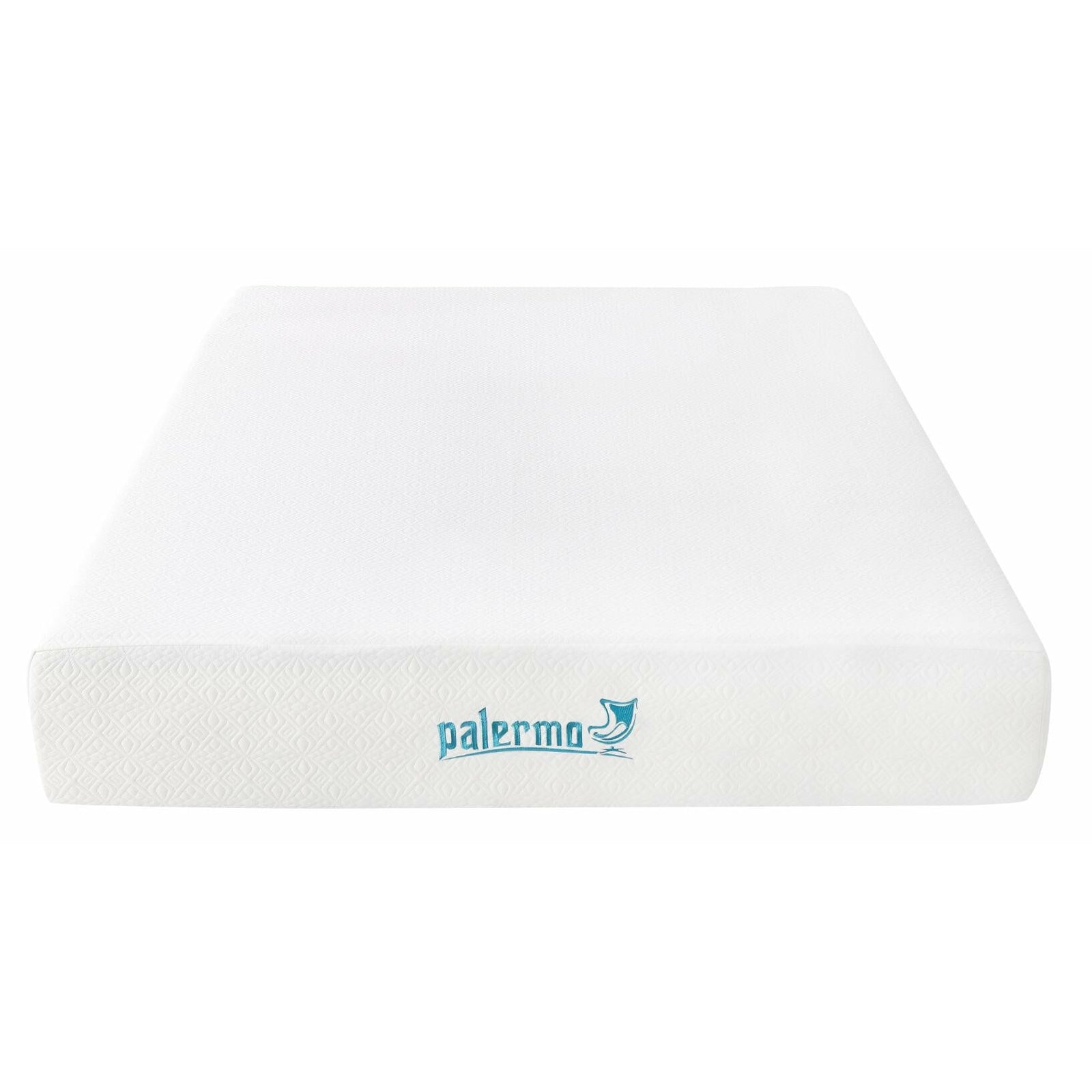 Palermo Double 25cm Gel Memory Foam Mattress  - Dual-Layered  - CertiPUR-US Certified
