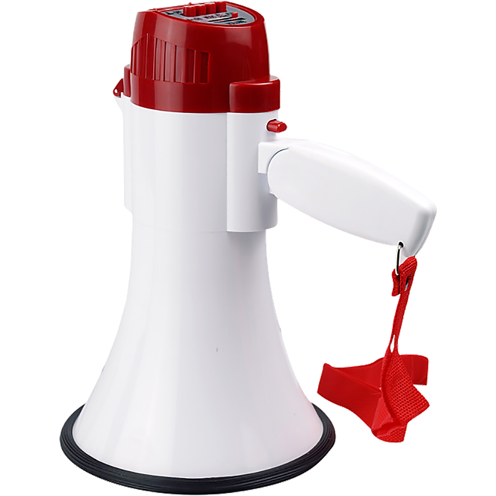 Audio Megaphone 25Watt Bull Horn with Siren