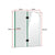 1200 x 1450mm Frameless Bath Panel 10mm Glass Shower Screen By Della Francesca