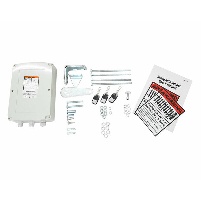 500KG 20W Solar Single Swing Auto Motor Remote Gate Opener