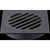 Square Black Floor Grate Drain 110 mm Full Brass Construction